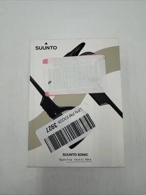 SUUNTO Sonic Open-Ear Bone Conduction Sports Headphone Black with Power Bank